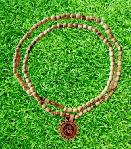 Original Tulsi Mala With Radha Name Pendant